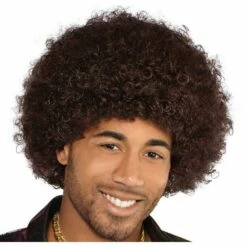 Brown Curly Wig