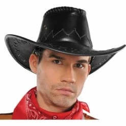 Faux Leather Cowboy Hat -Cosplay Store 2024 278737 01