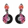50s Rock N Roll Record Earrings