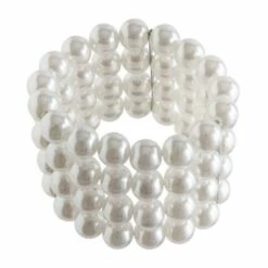 Multistrand Faux Pearl Bracelet