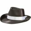 Satin Band Gangster Hat