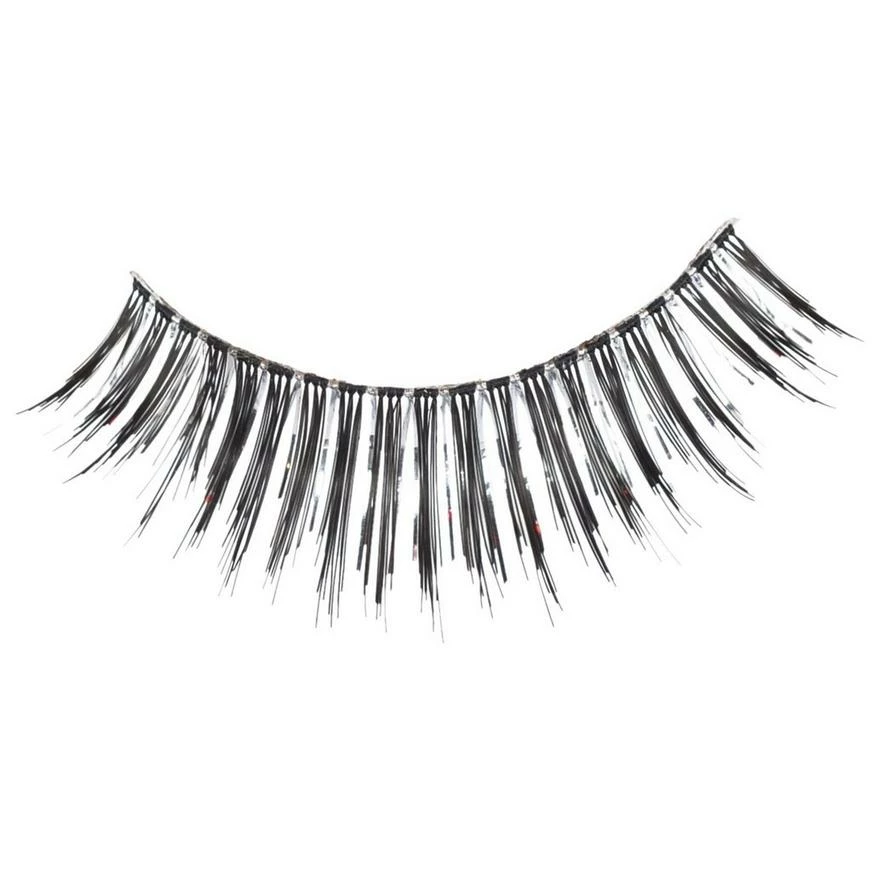 Silver Foil False Eyelashes 4 Silver Foil False Eyelashes - Image 2