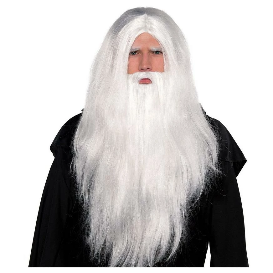 Merlin Wig & Beard 3 Merlin Wig & Beard