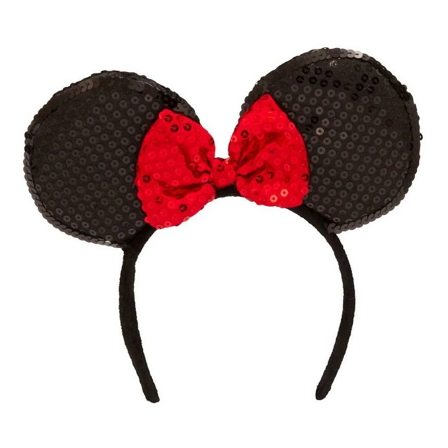 Minnie Mouse Sequin Bow Headband 3 Minnie Mouse Sequin Bow Headband