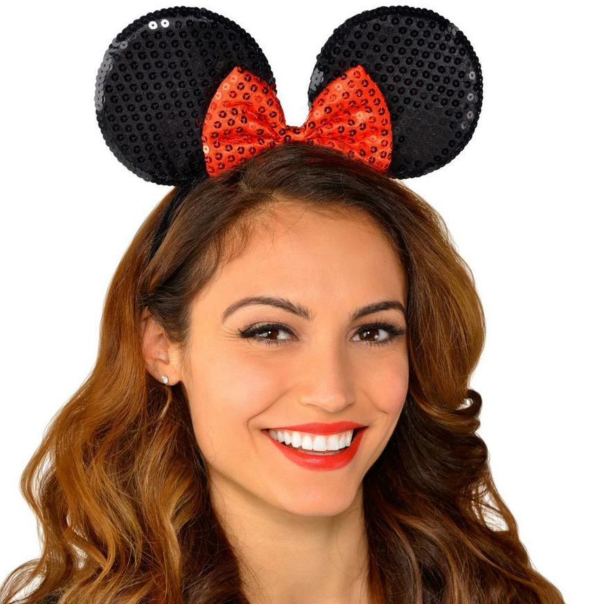 Minnie Mouse Sequin Bow Headband 4 Minnie Mouse Sequin Bow Headband - Image 2
