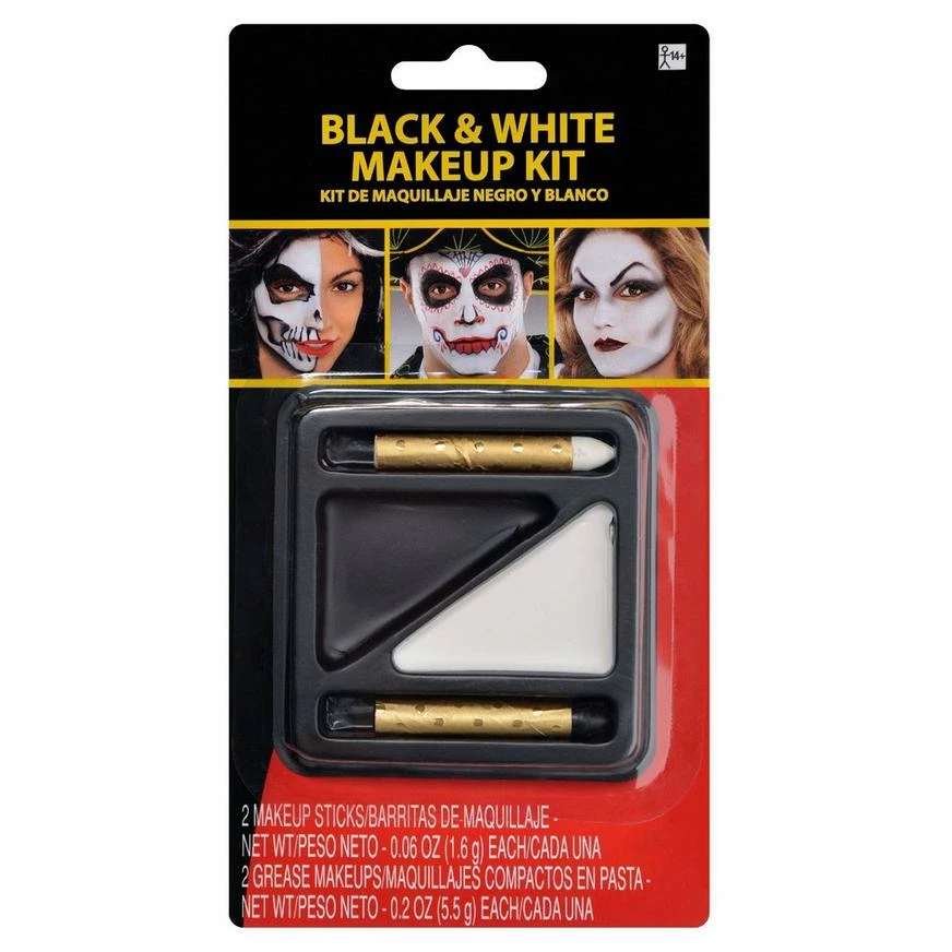 Black & White Makeup Kit 3 Black & White Makeup Kit