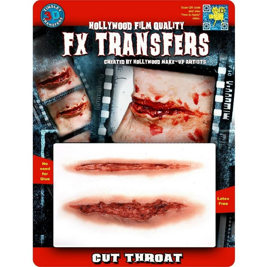 Cut Throat Prosthetics- Tinsley Transfers 4 Cut Throat Prosthetics- Tinsley Transfers - Image 2