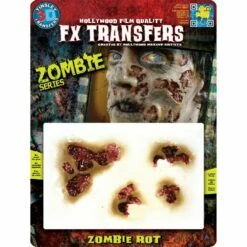 Zombie Rot Wound Prosthetics 4ct- Tinsley Transfers -Cosplay Store 2024 592377 01