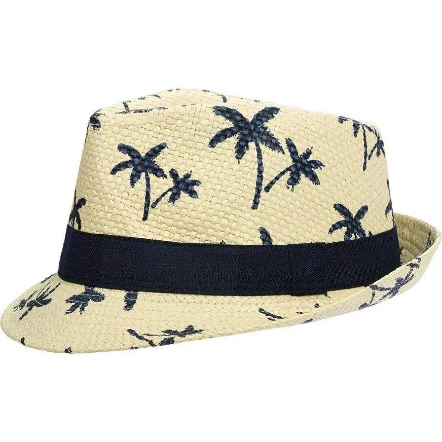 Palm Tree Straw Fedora 3 Palm Tree Straw Fedora