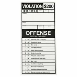 Party Violation Tickets 15ct
