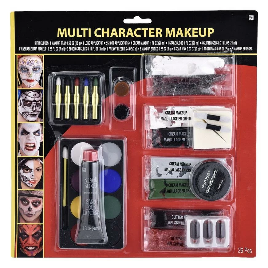 Multi-Character Makeup Kit 26pc 3 Multi-Character Makeup Kit 26pc