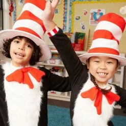 Child Cat In The Hat Top Hat - Dr. Seuss 11 Child Cat In The Hat Top Hat - Dr. Seuss -Cosplay Store 2024 732768 04