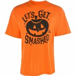 Adult Let's Get Smashed Jack-o'-Lantern T-Shirt -Cosplay Store 2024 752567 02