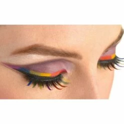 AMSCAN Rainbow Eyelashes