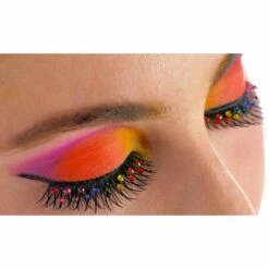 AMSCAN Rainbow Rhinestone Eyelashes