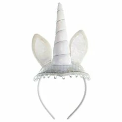 White Unicorn Headband