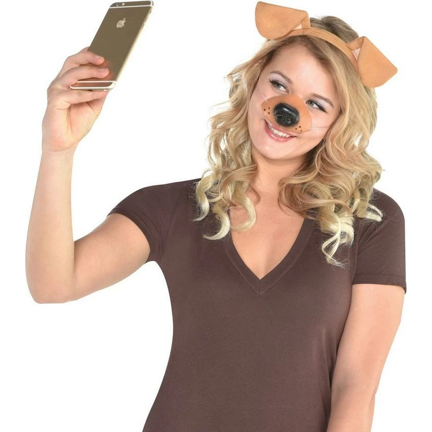 AMSCAN Adult Dog Filter Costume Accessory Kit 3 AMSCAN Adult Dog Filter Costume Accessory Kit