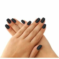Elegant Black Nails 24ct