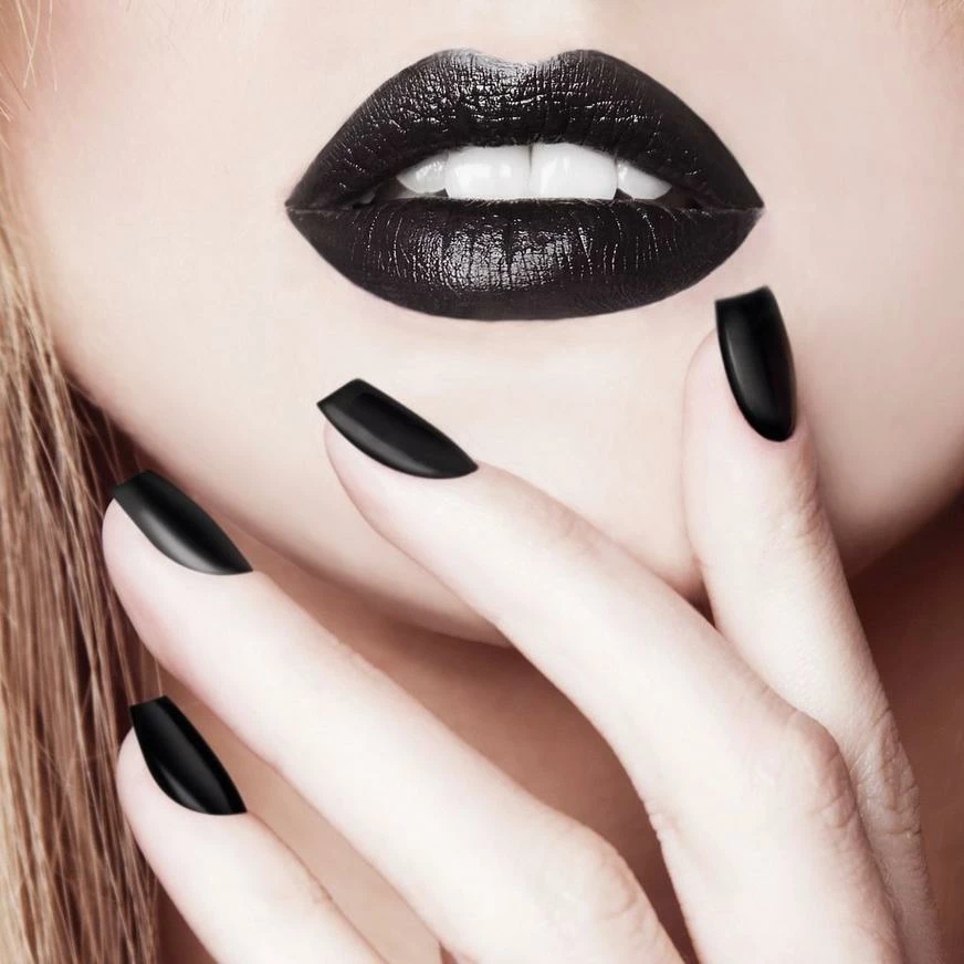 Elegant Black Nails 24ct 4 Elegant Black Nails 24ct - Image 2
