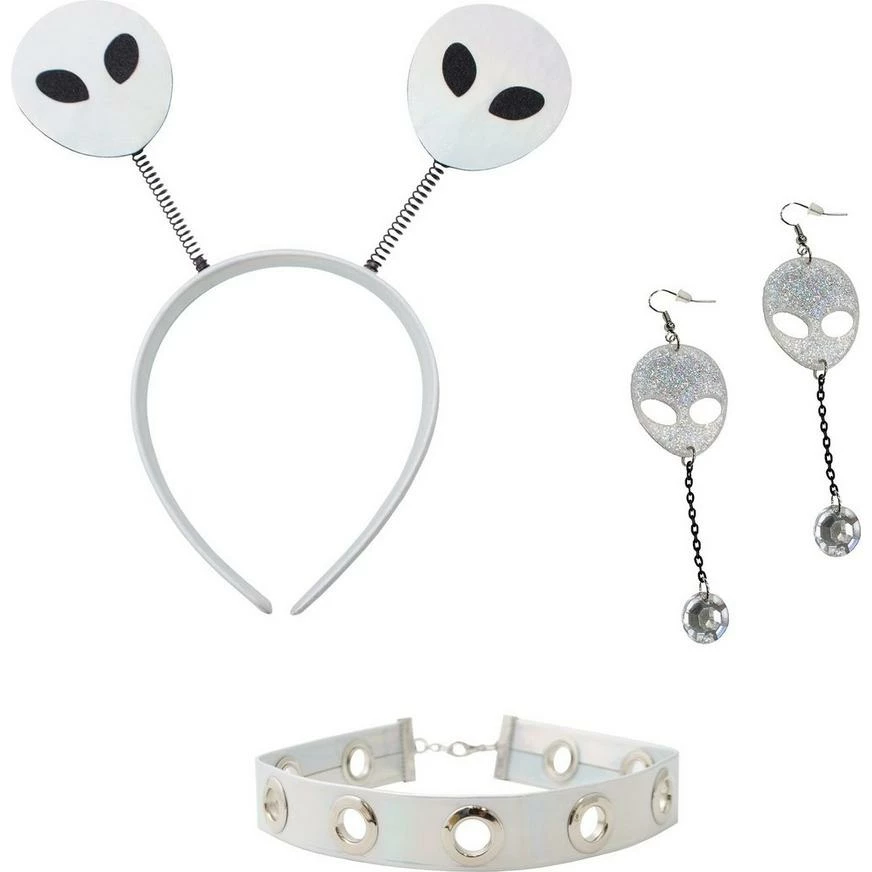Womens Alien Costume Accessory Kit 4 Womens Alien Costume Accessory Kit - Image 2