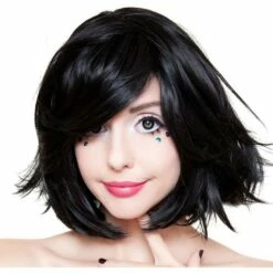 Stylish Short Black Wig