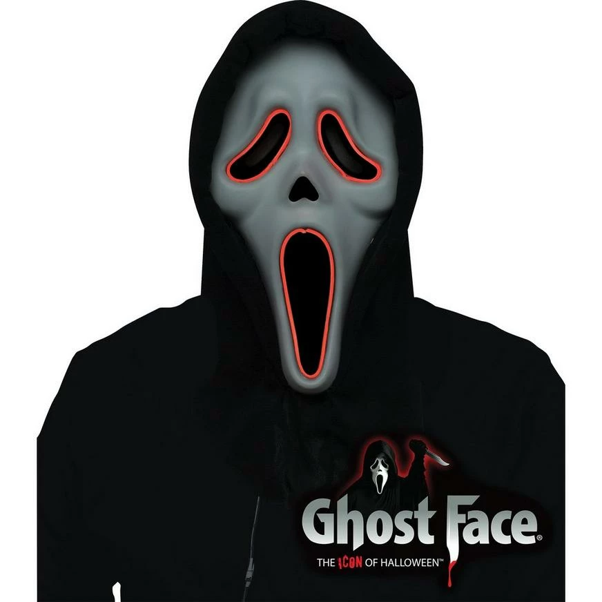 Adult Light-Up Ghostface Mask - Scream 4 Adult Light-Up Ghostface Mask - Scream - Image 2