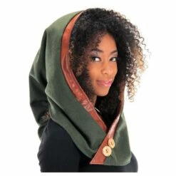 Adult Woodland Elf Plush Hood