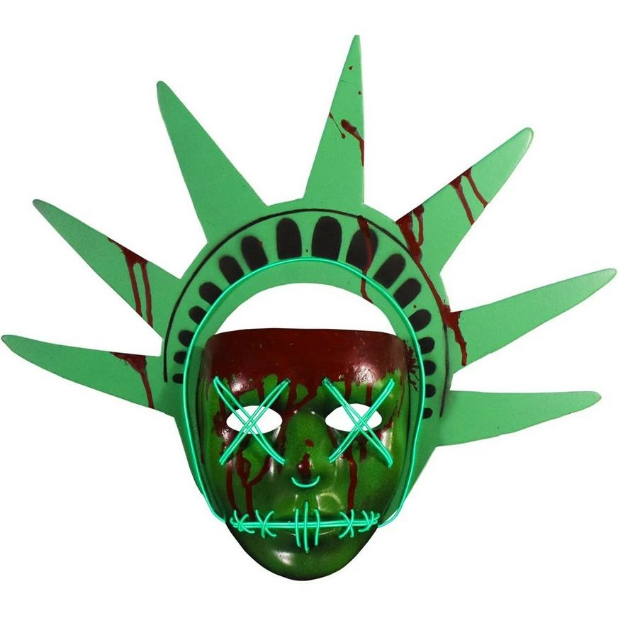 Light-Up Lady Liberty Mask - The Purge: Election Year 3 Light-Up Lady Liberty Mask - The Purge: Election Year
