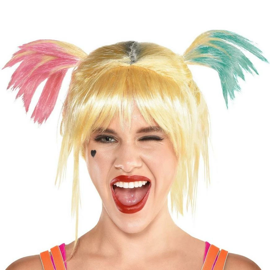 Adult Harley Quinn Wig - Birds Of Prey 3 Adult Harley Quinn Wig - Birds Of Prey
