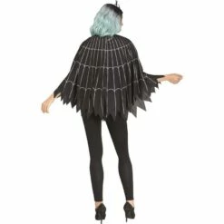 Rose Gold Glitter Spiderweb Poncho For Adults -Cosplay Store 2024 868410 01