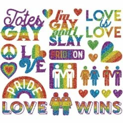 Rainbow Glitter Pride Body Jewelry