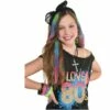 Neon Wave 80s Crimped Hair Extensions, 4ct -Cosplay Store 2024 890425