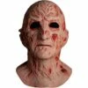 Freddy Krueger Face Mask Deluxe - A Nightmare On Elm Street 4 -Cosplay Store 2024 890584