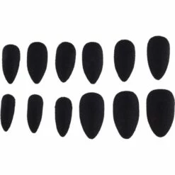Black Velvet Nails, 12ct