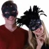Acanthus Roman Couple's Mask Set - Black 2 Acanthus Roman Couple's Mask Set - Black -Cosplay Store 2024 899297