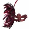 Scarlet Venetian Masquerade Mask -Cosplay Store 2024 900695