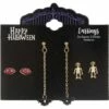 Bats, Fangs & Skeletons Halloween Earring Set, 3ct -Cosplay Store 2024 900705