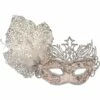 Rose Gold Glitter Crown Masquerade Mask -Cosplay Store 2024 901135