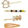 Halloween Boo Bobby Pin & Hair Clip Set, 4pc -Cosplay Store 2024 920268