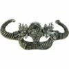 Horned Silver Satyr Masquerade Mask 1 Horned Silver Satyr Masquerade Mask -Cosplay Store 2024 920285