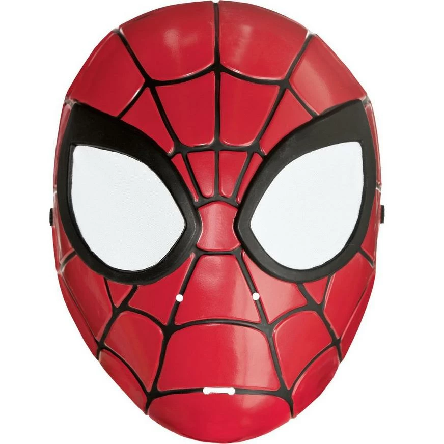 AMSCAN Spider-Man Molded Plastic Mask For Kids 4 AMSCAN Spider-Man Molded Plastic Mask For Kids - Image 2