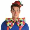 AMSCAN Checkered Oversized Clown Bow Tie -Cosplay Store 2024 921395