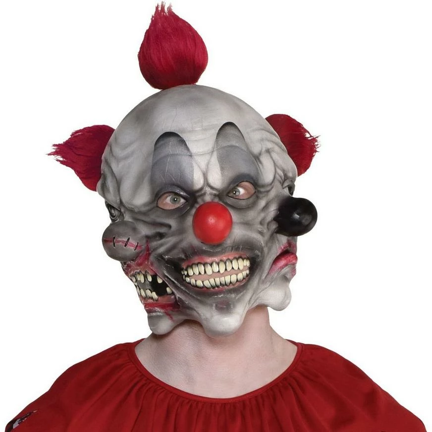 AMSCAN Three-Face Clown Latex Mask 3 AMSCAN Three-Face Clown Latex Mask