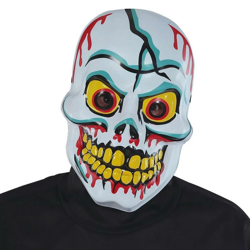 Adult Vintage Classic Skull Plastic Mask 3 Adult Vintage Classic Skull Plastic Mask