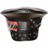 Studded Black Leather Punk Hat -Cosplay Store 2024 921586