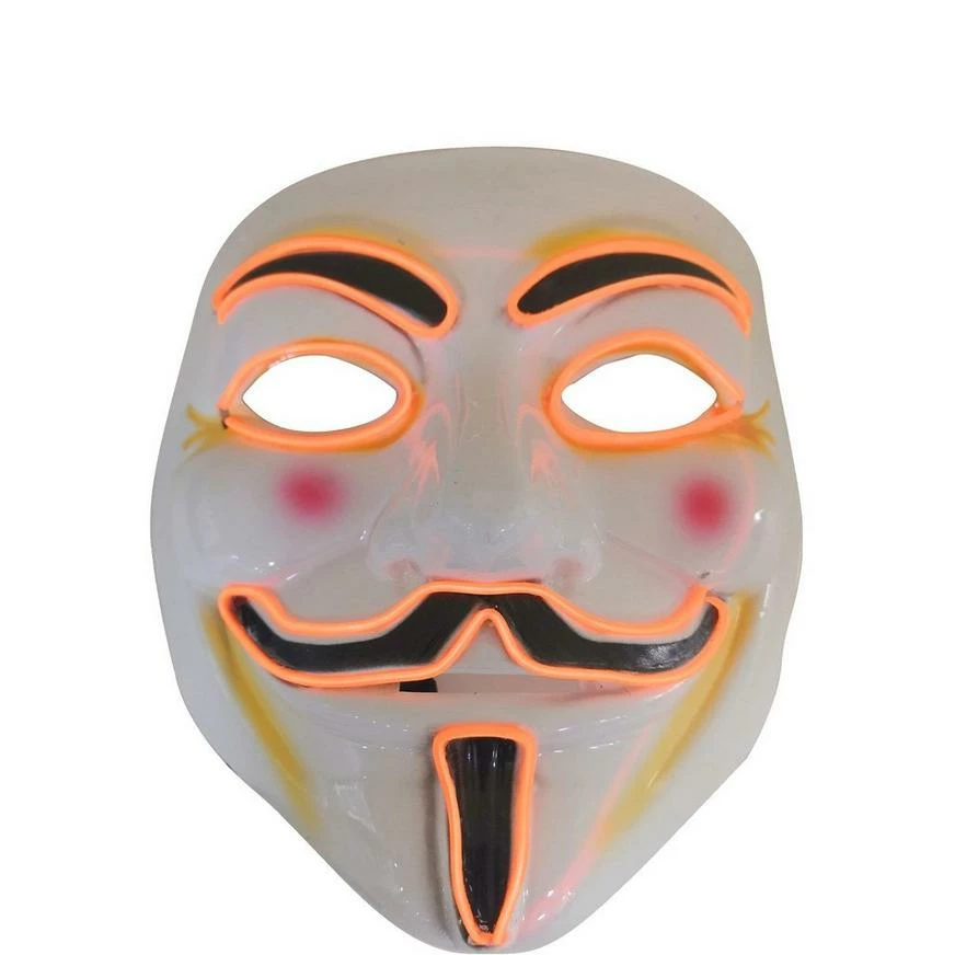 Guy Fawkes Light-Up Mask 3 Guy Fawkes Light-Up Mask