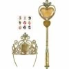 Gold Disney Princess Tiara & Wand Costume Accessory Kit 1 Gold Disney Princess Tiara & Wand Costume Accessory Kit -Cosplay Store 2024 941369
