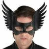 AMSCAN Adult Black Winged Faux Leather Half Mask -Cosplay Store 2024 942056