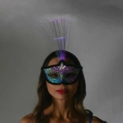 New Release 8 Adult Reflective Light-Up Masquerade Mask