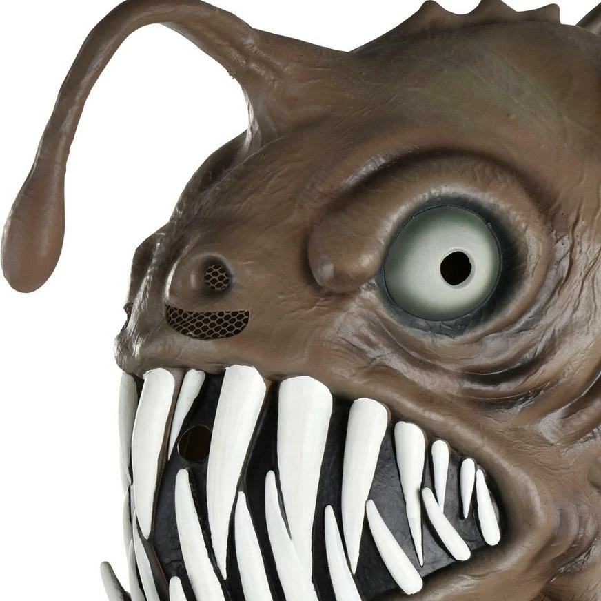 AMSCAN Adult Light-Up Anglerfish Latex Mask 5 AMSCAN Adult Light-Up Anglerfish Latex Mask - Image 3